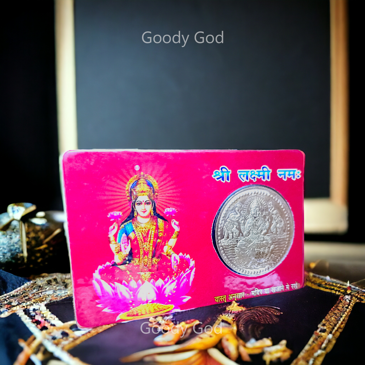 Goodygod Shree Lakshmi Coin Card