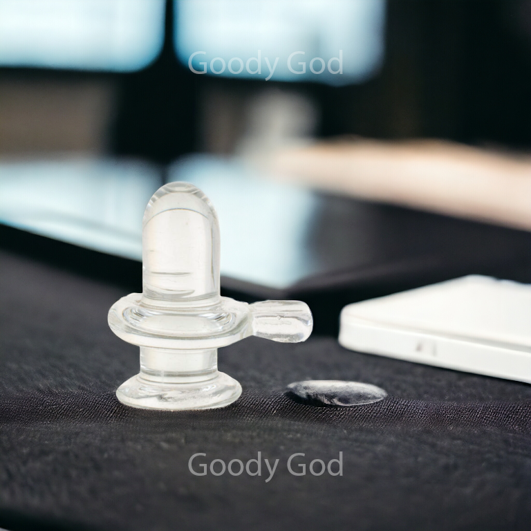 Goodygod Crystal shivling | Sphatik shivlingam